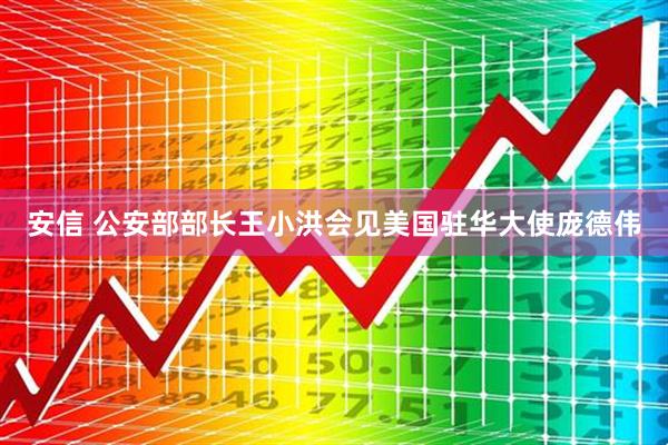 安信 公安部部长王小洪会见美国驻华大使庞德伟