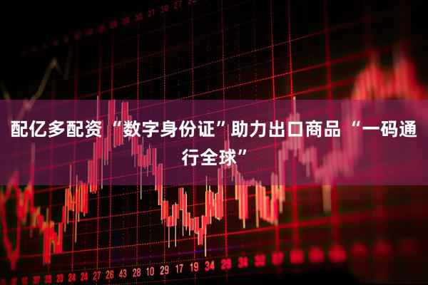 配亿多配资 “数字身份证”助力出口商品 “一码通行全球”
